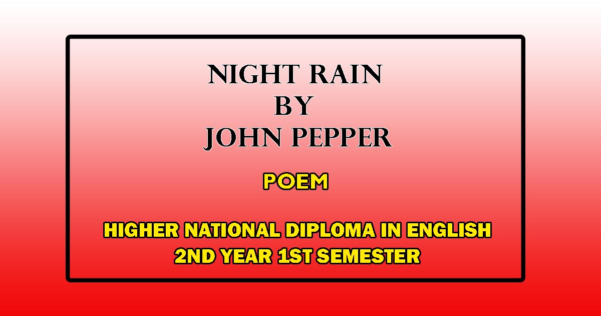 night rain by john pepper