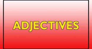 ADJECTIVES hnde