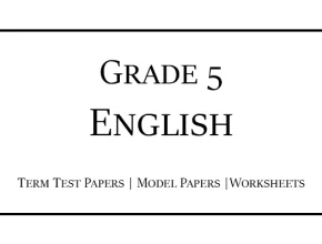 Grade 5 English Exam Papers