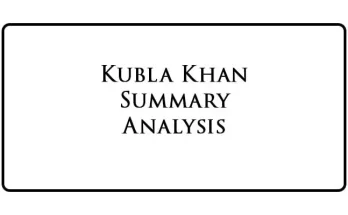 kublakhan poem summary analysis