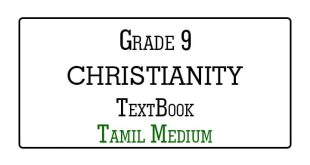Grade 9 Christianity Textbook Tamil Medium