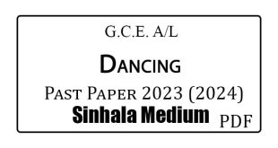 2021 O L DANCING PAPER SINHALA MEDIUM visual data 8