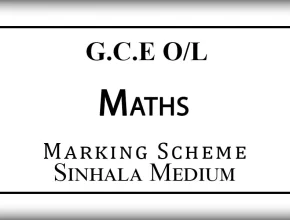 2024 O/L Maths Marking Scheme Sinhala Medium