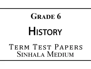 Grade 6 History Papers Sinhala Medium