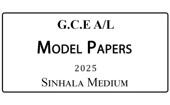 2025 A/L Model Papers Sinhala Medium