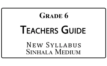 Grade 6 Teachers Guide Sinhala Medium – New Syllabus 2026