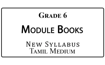 Grade 6 module books tamil medium new syllabus