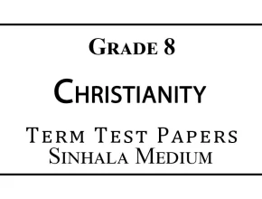 Grade 8 Christianity Term Test Papers Sinhala Medium