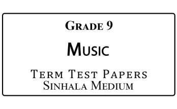 Grade 9 Music Term Test Papers Sinhala Medium