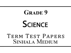 Grade 9 Science Term Test Papers Sinhala Medium