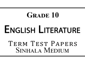 Grade 10 English Literature Term Test Papers