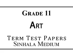 Grade 11 Art Term Test Papers Sinhala Medium
