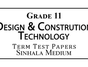 Grade 11 Design & Construction Technology Term Test Papers Sinhala Medium