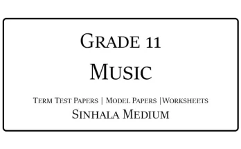 Grade 11 Music Term Test Papers Sinhala Medium