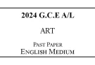 2024 al art paper english medium