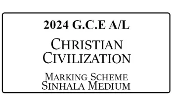 2024 AL Christian Civilization Marking Scheme Sinhala Medium
