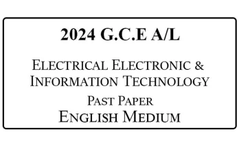 2024 AL Electrical Electronic & Information Technology Past Paper English Medium