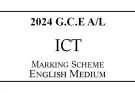 2024 AL ICT Marking Scheme English Medium