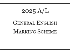2025 AL General English Marking Scheme